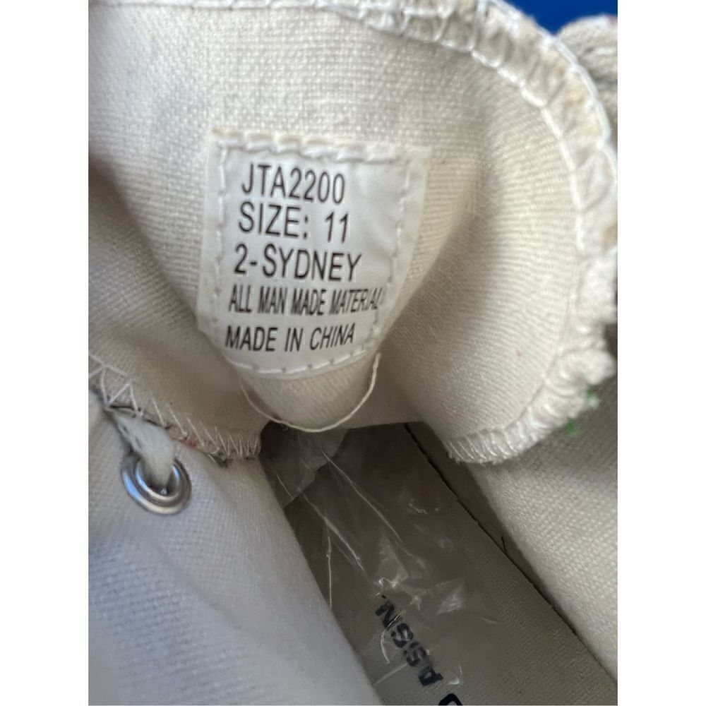US Polo Assn High Top Shoe Plaid Fabric Size US 11 JTA2259 2-Sydney